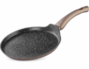 MagicHome Hnědá linka na kávu, na palačinky, 25 cm