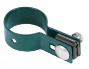 Strend Pro EUROSTANDARD svorka, 48 mm, konec, antracit, Zn+PVC, RAL7016, pro kulatý sloupek
