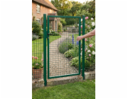 Strend Pro METALTEC ECO, 1000/1000/50x50 mm, čtvercový rám, zelený, jednokřídlý, zahradní, ZN+PVC, R