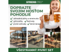 Pivní set DORTMUND Standard3, stůl 175x46x77 cm, 2x lavic...
