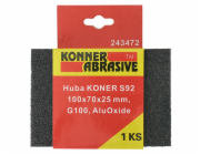 Houba KONNER P180, S92 100x70x25 mm, AluOxid, brusná houba