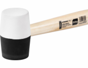 Kladivo Strend Pro HM232 560 g, 300 mm, gumové, BlackWhiteHlava, dřevěná rukojeť