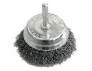 Strend Pro kartáč CCB-509, 75 mm, hrncový kartáč, vlnitý, se stopkou, drát 0,3 mm