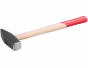 Kladivo Strend Pro HM101 2000 g, zámečnické kladivo, dřevěná rukojeť, délka rukojeti 400 mm
