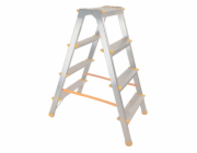 Schůdky ALVE EUROSTYL HOBBY 924, 4stupňové štafle, 86 cm, nosnost 150 kg, oboustranné, bez madla