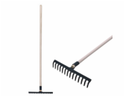 Hrábě zahradní Strend Pro R105, 14 zubů, dřevěná násada 1600 mm