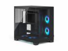 Fractal Pop 2 Vision/Midi Tower/Transpar./Černá