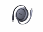 UGREEN navíjecí kabel USB-C, 1m, stříbrná
