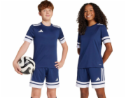 Adidas Dětské tmavě modré tričko Squadra 25 JJ0053 116 cm