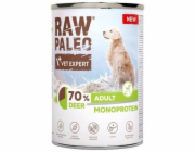 VETEXPERT Raw Paleo Mono Jelen - vlhké krmivo pro psy - 400g