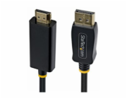 Startech - Kabel adaptéru - DisplayPort s piny (male) do HDMI s piny (male) - 4.5 m - cerná - podpora 4K60Hz, Jednosmerný, aktivní