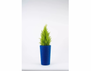 Bavlněný květináč Adoni Blue s vložkou 22x36 cm – ručně vyrobený (adoni-ba-blu-36)