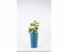 Jutový květináč Adoni Blue s vložkou 22x36 cm - ručně vyr...