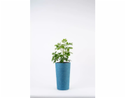 Jutový květináč Adoni Blue s vložkou 22x36 cm - ručně vyrobený (adoni-blu-36)