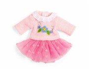 Bigjigs Toys Růžová tylová sukně a svetr pro panenku 28 cm