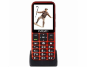 BAZAR - EVOLVEO EasyPhone LT, mobilní telefon pro seniory s nabíjecím stojánkem, červená - Po opravě (Komplet)