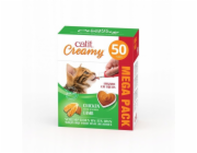 Catit Krémové Mega balení pro kočky kuřecí a jehněčí 50x10g