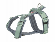 Trixie Premium Trekking Postroj pro psy, šalvějový/grafitový, M: 53–64 cm/20 mm