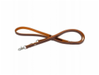 BarryKing Kožená šňůrka na krk, 20 mm / 200 cm, světle hnědá