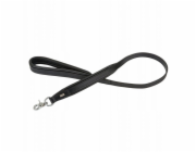 BarryKing Kožená šňůrka na krk , 20 mm / 100 cm, černá, prošívaná