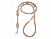Kožená šňůrka na krk, 13 mm / 200 cm, světle béžová