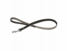 BarryKing Kožené vodítko , S: 20 mm / 100 cm, černé/šedé