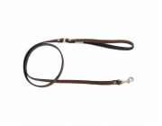 Barry King Kožené vodítko pro psy , hnědo-černé, střední délka, 20 mm/120 cm