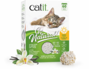 Catit Go Natural Ultralehké stelivo pro kočky, vysoce hrudkující vanilkové 3,6 kg
