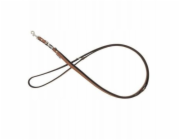 Barry King Kožené vodítko pro psy , koňakové/černé, XS-S, 12 mm/200 cm