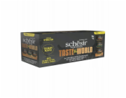 Schesir Taste the world multipack, mokré krmivo, pro psy, mix příchutí, 6x150 g, plechovka