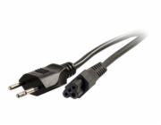 C2G Swiss Laptop Power Cord - Elektrický kabel - IEC 60320 C5 do SEV 1011 (M) - AC 250 V - 2 m - lisovaný - černá - ?výcarsko