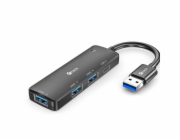 HUB USB C-tech UHB-U3-AC, 3xUSB-A/1x USB-C/ USB 3.0
