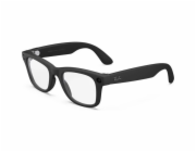 Meta Ray-Ban Gen2 Wayfarer, Matte Black, Clear/Grey Transitions (Large)