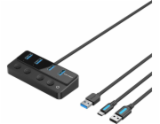 Vention 5v1 USB 3.0 Hub s individuálními vypínači