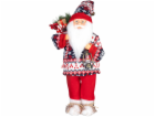 Dekorace MagicHome Vánoce, Santa, se svetrem, 60 cm