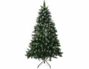 Stromeček MagicHome Vánoce Albero, jedle, zasněžené konce, se šiškami, 150 cm