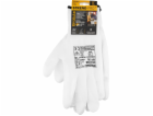 Rukavice ST BROTULA White 10/XL, záhradné, biele, s blistrom