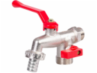 Ventil na vodu Strend Pro, 3/4"-3/4"-1/2", dvojitý, zahradní