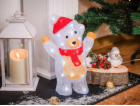 MagicHome vánoční dekorace, medvěd, 30x LED, studená bílá...