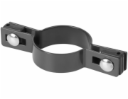 Strend Pro EUROSTANDARD, 60 mm, průběžný, antracit, Zn+PVC, RAL7016, pro kulatý sloupek
