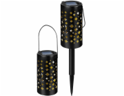 Lampa Strend Pro Yildun, 41 cm, solární, 1x LED, AAA, balení. 2 ks