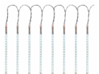 MagicHome Vánoční řetěz Icicle, 240 LED studená bílá, 8 p...