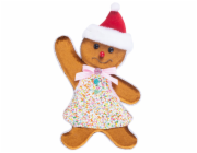 Dekorace MagicHome Vánoce, Candy Line Perníček, 19x3x32 cm