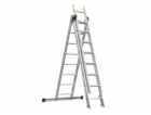 Žebřík Strend Pro DP 3x8, Alu, EN 131 max. 4,97 m