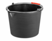 Kbelík ReCycled® 12 litrů, konstrukce, plast, plastová rukojeť, s výlevkou, černý