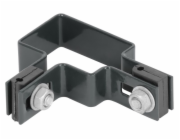 Strend Pro EUROSTANDARD, 60x40 mm, rohový, antracit, Zn+PVC, RAL7016, pro čtvercový sloupek