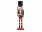 Figurka MagicHome Vánoce Woodeco, 38 cm, Louskáček s bera...