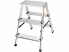 Schůdky Strend Pro DD3, 2x3 stupně, 125 kg, ALU, oboustra...