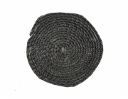 Šňůra ke kamnům Strend Pro, D-2,5 m, plochá 10 mm, těsnicí šňůra na sklo, do dvířek, ke krbům, ke ka