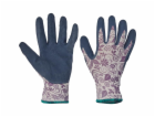 Rukavice PINTAIL navy 09/L, nylon/latex, fialová